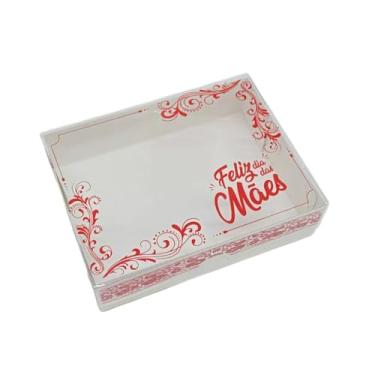 Imagem de Caixa dia das Mães 15x11x4 cm para Presente Visor Acetato Embala Cristal