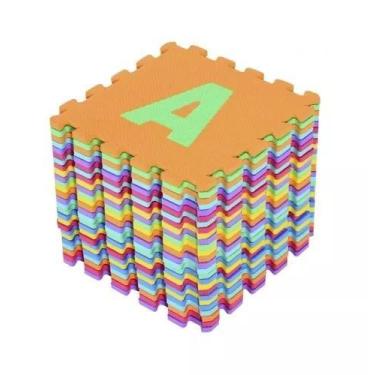 Imagem de Tapete Eva Infantil alfabeto 9 Peças 1 Cm Espessura 30x30 cm - Toy Kin