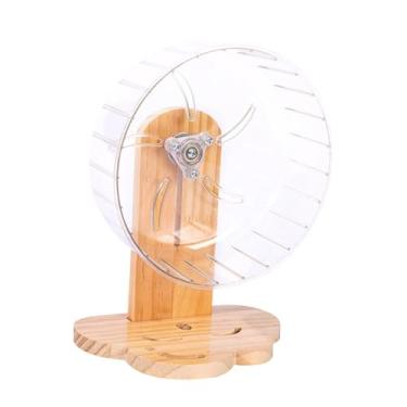 Imagem de IEUDNS Hamster Rodas Rodadas Round Pet Supplies, com acessórios de hamster de suporte ajustável Quiet, para hamsters gerbils