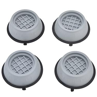 Imagem de 4PCS Almofada para Pés de Lavadora, Almofada de Suporte para Máquina de Lavar, Cancelamento de Ruído Evita Deslizamento Almofada para Pés de Lavadora para Secadora de (Pequeno