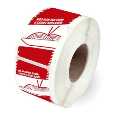 Imagem de Lacre de Segurança 68x40mm - Comida Oriental - Etiquetas Express