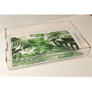 Imagem de Bandeja De Mesa Em Acrilico 4mm 42x32x4cm - Decorashopbr, Forest