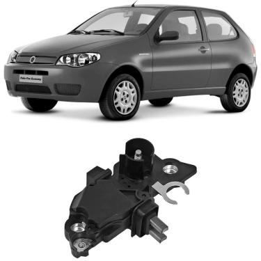 Imagem de Regulador Voltagem Alternador Fiat Palio Bravo Idea 98 a 2007 Gauss GA220