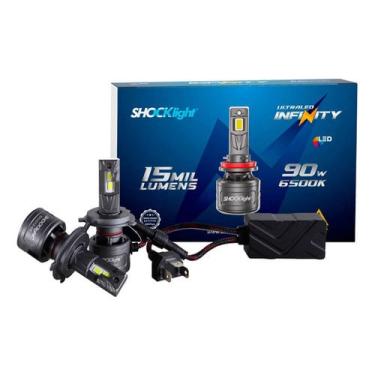 Imagem de Par lampada ultraled infinity H4 6500K 9-32V 90W 15000LM