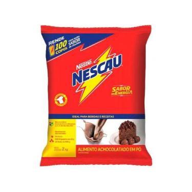 Imagem de Achocolatado em Pó Nestle Nescau Chocolate Pacote 2kg - Nestlé, 2kg