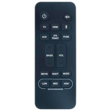 Imagem de Controle remoto de substituição RC-1236 Comandante compatível com Denon DHT-S216H DHT-S216 DHT-S517 DHTS216H DHTS216 DHTS517 Soundbar
