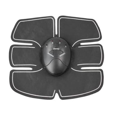 Imagem de Estimulador Muscular Abdominal EMS, 6 Modos, Cinto Vibratório para Exercícios, 30-50 Vibrações/Segundo, Preto