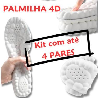 Imagem de Kit Palmilha 4D Para Fascite Plantar Esporão Dor Confortavel - DualHea