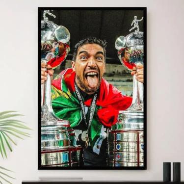 Imagem de Genérico, Quadro Abel Ferreira Titulos Campeão Decorativo A3 35x45cm
