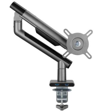 Imagem de Suporte articulado para monitor 17'' a 32'' usb 3.0 cinza - sm-049c - 