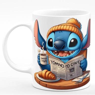 Imagem de Caneca de Porcelana Stitch 325ml Touch of Cold (Lilo &amp Stitch) - PR