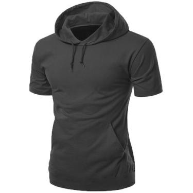 Imagem de Camiseta Camisa Bolso E Capuz Longline Oversized  - Just West Havok, C