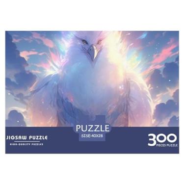 Imagem de Quebra-cabeça de pássaro para adultos divertido 300 peças nuvem bonito desenho animado brinquedo decoração jogo intelectual jogo educativo brinquedo alívio estresse relaxamento e inteligência 300