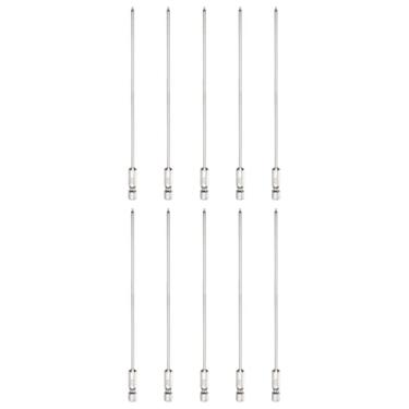Imagem de HARFINGTON 10 peças de pontas esféricas hexagonais H1,5 (1,5 mm) cabeça 1/10.2 cm haste sextavada 150 mm (6") de comprimento magnético S2 aço métrico chave de fenda chave de broca soquete ferramenta