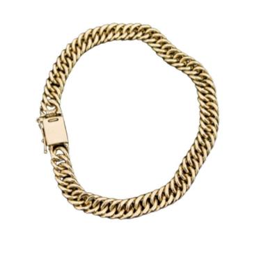 Imagem de Pulseira Grumet Ocada De Mueda Antiga Com Trava Lateral 8mm