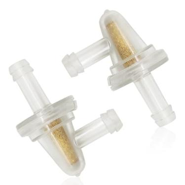 Imagem de RBOKO Filtro De Combustível Universal Em Linha, 2 Peças, Filtros Pequenos 90 Graus Para Motor A Gás Linha 1/4, Motocicleta, Bicicleta, Scooter, Quadriciclo, Quadriciclo