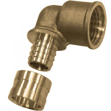 Imagem de Cotovelo Fêmea Pex Água 16X1/2&quot; Kit c/ 6 unid. Emmeti