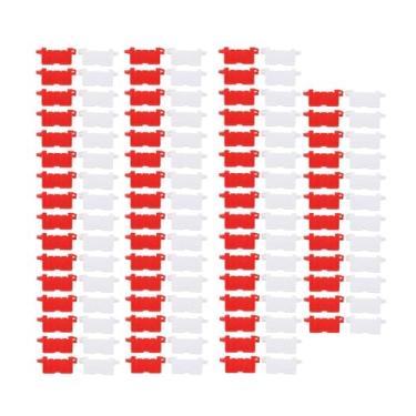 Imagem de MERIGLARE 120 peças de barreiras de pista de corrida RC, acessórios de barreiras de estrada para carros RC, cerca de campo de deriva em miniatura para veículos