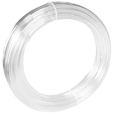 Imagem de MSAEIQUN Tubo pneumático 4 mm OD PU tubo de ar mangueira compressor de ar transparente tubo de mangueira de linha PU para tubo de ar ou transferência de fluido 10 metros 32,8 pés (4 mm x 32,8 pés)