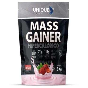 Imagem de Mass Gainer Hipercalórico 3,0 Kg Sabor Chocolate Unique Nutrition