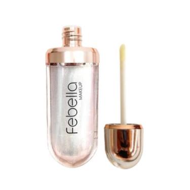 Imagem de Lip Gloss Labial 3D Brilho e Hidratação Febella Make Up, Cor 08