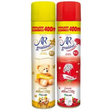 Imagem de Bom Ar Gradavel Odorizador De Ambientes Talco Baby e Verbena - Kelldri