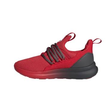 Imagem de adidas Tênis infantil unissex Lite Racer Adapt 7.0, Better Scarlet/Cinza/Branco, 12 Little Kid