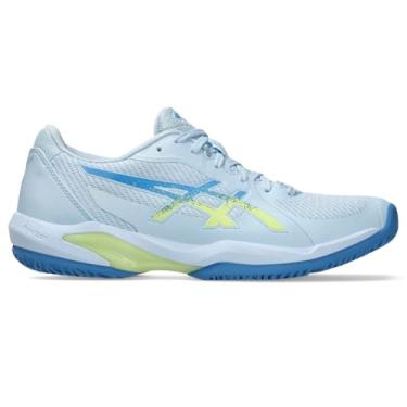 Imagem de ASICS Tênis feminino Solution Swift Ff 2, Azul claro/amarelo, 34