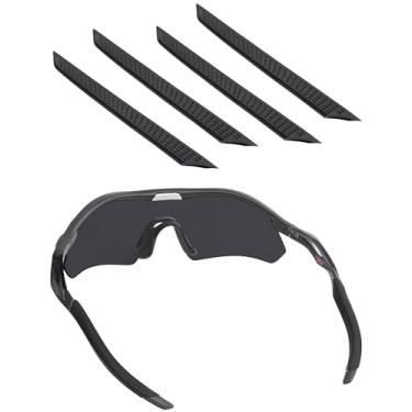 Imagem de BLAZERBUCK Meias de substituição para óculos de sol Oakley Radar Plate OO9495D - Preto + Preto