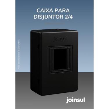 Imagem de Caixa Sobrepor Joinsul Preto Para 4 Disjuntores