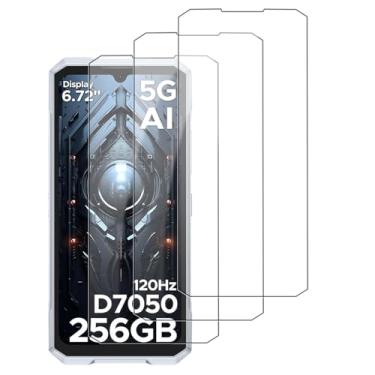 Imagem de NOUKAJU [Pacote com 3] Protetor de tela para DOOGEE Blade GT, vidro temperado HD, resistente a arranhões, durável e à prova de quedas, protetor de tela de vidro temperado para DOOGEE Blade GT 17.1 cm