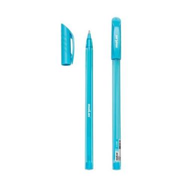 Imagem de Caneta Esferográfica A-ONE Colors Colorida - Molin, Azul claro