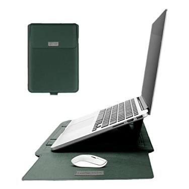 Imagem de Capa protetora para laptop de 15 a 15,6 polegadas, adequada para MacBook Pro de 15 polegadas, 15,6 polegadas, Dell, Lenovo, HP, Acer, Samsung, Sony Chromebook (15 a 15,6 polegadas, verde)