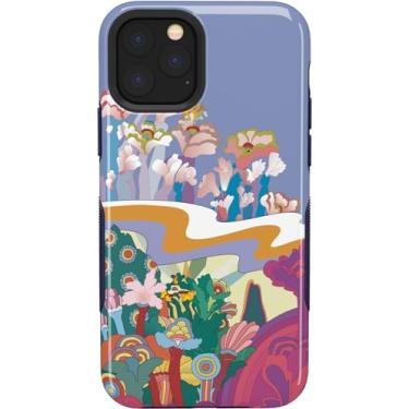 Imagem de Casely Capa projetada para iPhone 11 Pro Max | Beatles | Beneath The Waves | Submarino amarelo | Negrito