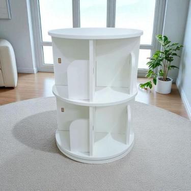 Imagem de Estante Prateleira Giratória Organizador Livro Brinquedo Decoração e I