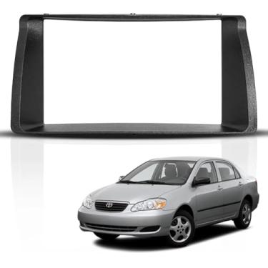 Imagem de Moldura Painel Central Carro 2din Mp5 7 Polegadas Corolla