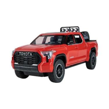 Imagem de Carro De Liga Metálica Tundra LC80 Em Escala 1:24 Com Direção Nas Roda
