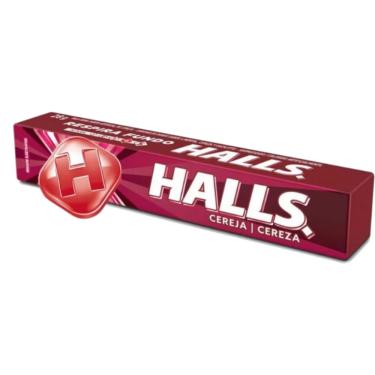 Imagem de Bala Halls Cereja 28g