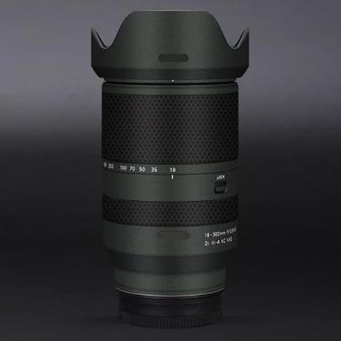 Imagem de Adesivo de lente de câmera para Tamron 18-300 mm F3.5-6.3 adequado para Sony Mount Macro Coat Wraps Film Protector Vinyl Decal Skin 18 300 (verde turquesa)