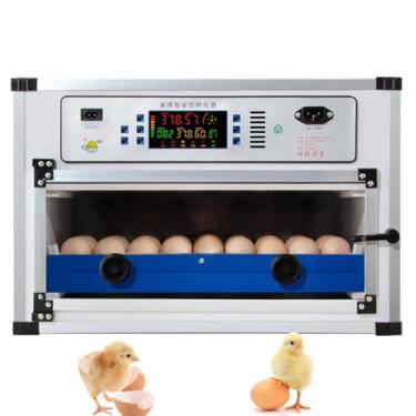 Imagem de Incubadora De Ovos De Galinha com viragem automática de ovos e controle de umidade,tela digital LED,máquina de incubação de aves para incubação de galinhas, patos,gansos e pássaros