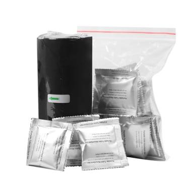 Imagem de Pacote com 40 Hapoon Saco de banheiro portátil compostável de 8 galões com conjunto de gel de cocô, sacos de banheiro biodegradáveis, saco de lixo extra espesso para acampamento, caminhada, viagem