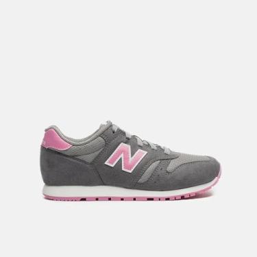 Imagem de TENIS NEW BALANCE 373 LACE INFANTIL GRAPHITE/REAL PINK, Calçados infantis, GRAFITE/ROSA, 34