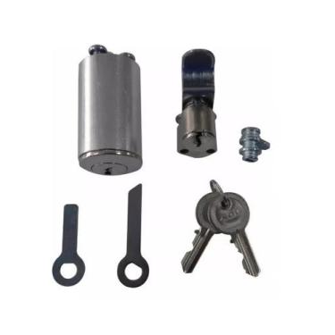 Imagem de Cilindro Miolo Reposição Para Fechadura Elétrica Agl 65Mm - Agl Fechad