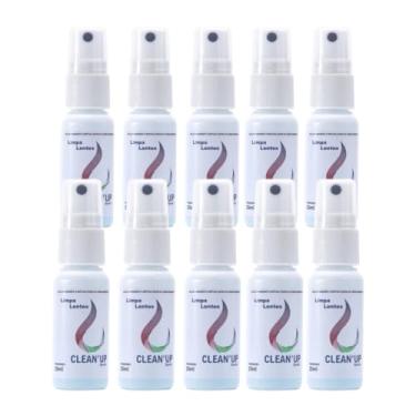 Imagem de Kit 10 Limpa lente 25ml Óculos Tela Notebook Smartphone DVD Uso Geral