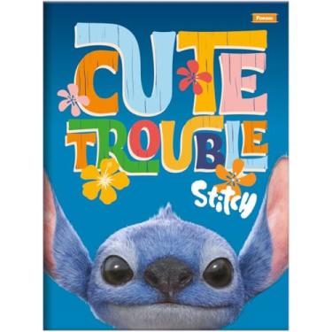 Imagem de Kit de Cadernos, Foroni, Brochurão, Capa Dura, Stitch Movie, 80 Folhas, Pacote com 5