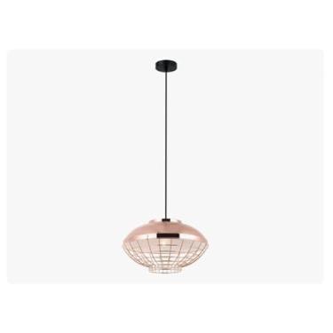 Imagem de Luminária Pendente Oval de Aço 1 Lampada Pe 050 Mais Luz Bronze