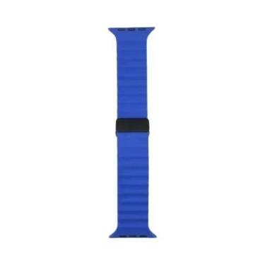 Imagem de Pulseira Esportiva Magnética De Silicone Ocean Strap Para Apple Watch 