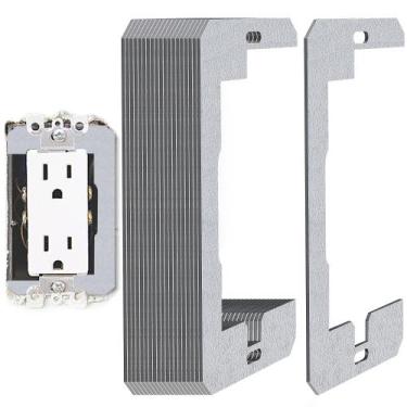 Imagem de Espaçador de placa de parede DECOHS Metal Flush Fit 20 unidades de pra