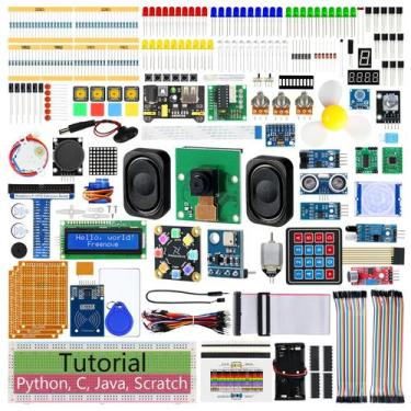 Imagem de Kit inicial Freenove para Raspberry Pi 5 4 B 3 B+ 500 Zero 2 W