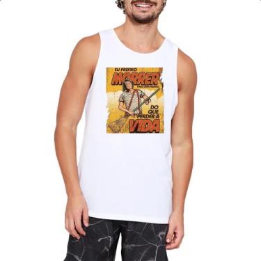 Imagem de Camiseta Regata Chaves eu prefiro morrer do que perder a vida - Aleart